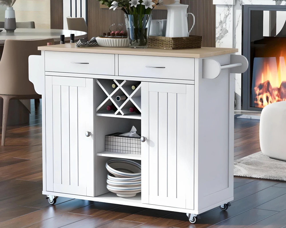 kitchen island with storage